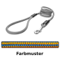 Preview: klassische Hundeleine - M - 115cm - orange und blau